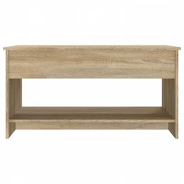Acquista Tavolino Salotto Rovere Sonoma 102x50x52,5 cm Legno Multistrato con riferimento GHV-809650 della ditta GARDENHOME