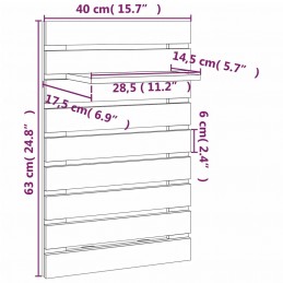 Acquista Mensole da Letto a Parete 2 pz Miele Legno Massello di Pino con riferimento GHV-824771 della ditta GARDENHOME