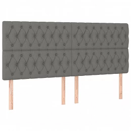 Acquista Giroletto a Molle con Materasso Grigio Scuro 200x200 cm Tessuto con riferimento GHV-3128230 della ditta GARDENHOME