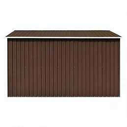 Acquista Capanno da Giardino 257x298x178 cm in Metallo Marrone con riferimento GHV-143343 della ditta GARDENHOME