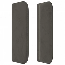 Acquista Testiera ad Orecchio Grigio Scuro 203x16x78/88 cm in Velluto con riferimento GHV-3118555 della ditta GARDENHOME