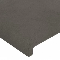 Acquista Testiera ad Orecchio Grigio Scuro 203x16x78/88 cm in Velluto con riferimento GHV-3118555 della ditta GARDENHOME