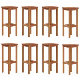 Acquista Sgabelli da Bar 8 pz in Legno Massello di Acacia con riferimento GHV-3115991 della ditta GARDENHOME