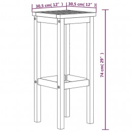 Acquista Sgabelli da Bar 8 pz in Legno Massello di Acacia con riferimento GHV-3115991 della ditta GARDENHOME