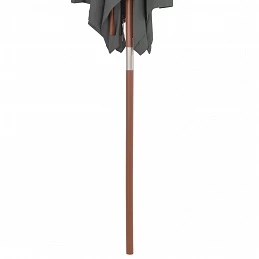 Acquista Ombrellone da Esterni con Palo in Legno 150x200 cm Antracite con riferimento GHV-44535 della ditta GARDENHOME