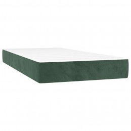 Acquista Letto a Molle con Materasso e LED Verde Scuro 90x200cm Velluto con riferimento GHV-3134384 della ditta GARDENHOME