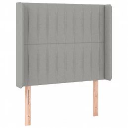 Acquista Testiera a LED Grigio Chiaro 103x16x118/128 cm in Tessuto con riferimento GHV-3124276 della ditta GARDENHOME