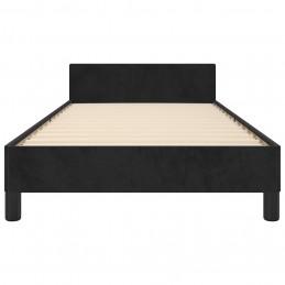 Acquista Giroletto con Testiera Nero 90x200 cm in Velluto con riferimento GHV-347551 della ditta GARDENHOME