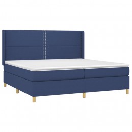 Acquista Letto a Molle Materasso e LED Blu 200x200cm in Tessuto con riferimento GHV-3138827 della ditta GARDENHOME