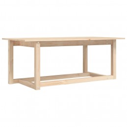 Acquista Tavolino da Salotto 110x55x45 cm Legno Massello di Pino con riferimento GHV-822167 della ditta GARDENHOME