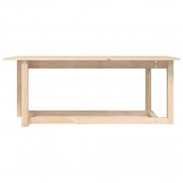 Acquista Tavolino da Salotto 110x55x45 cm Legno Massello di Pino con riferimento GHV-822167 della ditta GARDENHOME