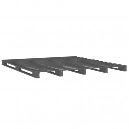 Acquista Letto a Pallet Grigio 150x200 cm Massello di Pino 5FT King Size con riferimento GHV-821399 della ditta GARDENHOME