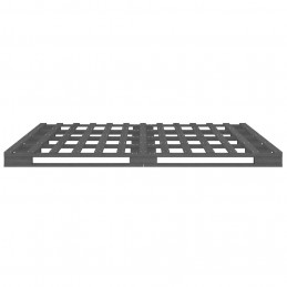 Acquista Letto a Pallet Grigio 150x200 cm Massello di Pino 5FT King Size con riferimento GHV-821399 della ditta GARDENHOME