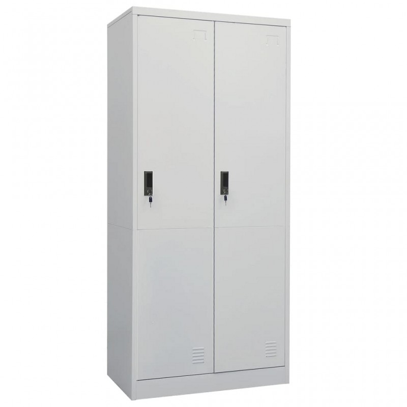 Acquista Armadio Grigio Chiaro 80x50x180 cm in Acciaio con riferimento GHV-335967 della ditta GARDENHOME