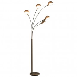 Acquista Lampada da Terra 200 cm 5 Bulbi E14 Argento con riferimento GHV-282417 della ditta GARDENHOME