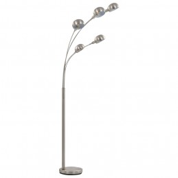 Acquista Lampada da Terra 200 cm 5 Bulbi E14 Argento con riferimento GHV-282417 della ditta GARDENHOME