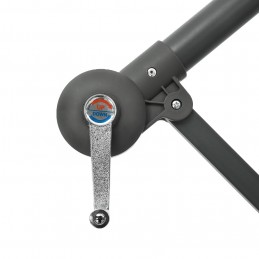 Acquista Ombrellone a Sbalzo con LED e Palo in Acciaio 300 cm Azzurro con riferimento GHV-47137 della ditta GARDENHOME