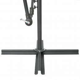 Acquista Ombrellone a Sbalzo con LED e Palo in Acciaio 300 cm Azzurro con riferimento GHV-47137 della ditta GARDENHOME