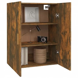 Acquista Armadietto Pensile a Parete Rovere Fumo 69,5x34x90 cm con riferimento GHV-817381 della ditta GARDENHOME
