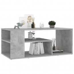 Acquista Tavolino da Caffè Grigio Cemento 100x50x40 cm in Truciolato con riferimento GHV-806925 della ditta GARDENHOME