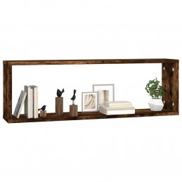 Acquista Mensole Parete Cubo 2 Rovere Fumo 80x15x26,5 Legno Multistrato con riferimento GHV-815915 della ditta GARDENHOME