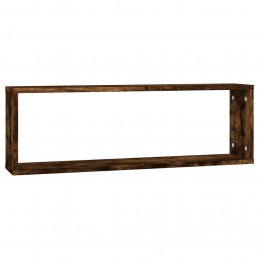 Acquista Mensole Parete Cubo 2 Rovere Fumo 80x15x26,5 Legno Multistrato con riferimento GHV-815915 della ditta GARDENHOME