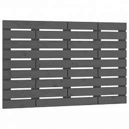 Acquista Testiera da Parete Grigia 96x3x63 cm in Legno Massello di Pino con riferimento GHV-824725 della ditta GARDENHOME