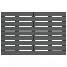 Acquista Testiera da Parete Grigia 96x3x63 cm in Legno Massello di Pino con riferimento GHV-824725 della ditta GARDENHOME