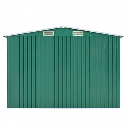 Acquista Capanno da Giardino 257x489x181 cm in Metallo Verde con riferimento GHV-143348 della ditta GARDENHOME