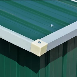 Acquista Capanno da Giardino 257x489x181 cm in Metallo Verde con riferimento GHV-143348 della ditta GARDENHOME