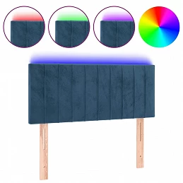 Acquista Testiera a LED Blu Scuro 80x5x78/88 cm in Velluto con riferimento GHV-3121884 della ditta GARDENHOME