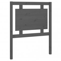 Acquista Testiera per Letto Grigia 80,5x4x100 cm Legno Massello di Pino con riferimento GHV-817917 della ditta GARDENHOME