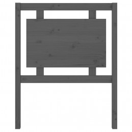 Acquista Testiera per Letto Grigia 80,5x4x100 cm Legno Massello di Pino con riferimento GHV-817917 della ditta GARDENHOME