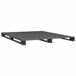 Acquista Giroletto in Pallet Grigio Legno Massello di Pino 140x200 cm con riferimento GHV-285251 della ditta GARDENHOME