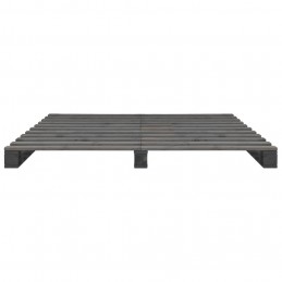 Acquista Giroletto in Pallet Grigio Legno Massello di Pino 140x200 cm con riferimento GHV-285251 della ditta GARDENHOME