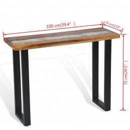 Acquista Tavolo Consolle in Teak 100x35x75 cm con riferimento GHV-245065 della ditta GARDENHOME