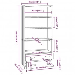 Acquista Credenza in Legno Massello di Pino Grigio Chiaro con riferimento GHV-3100937 della ditta GARDENHOME
