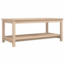 Acquista Tavolino da Salotto 110x55x45 cm Legno Massello di Pino con riferimento GHV-822272 della ditta GARDENHOME
