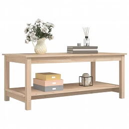 Acquista Tavolino da Salotto 110x55x45 cm Legno Massello di Pino con riferimento GHV-822272 della ditta GARDENHOME