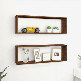 Mensole Muro Cubo 2 Rovere...