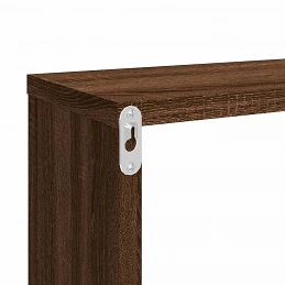 Acquista Mensole Muro Cubo 2 Rovere Marrone 80x15x26,5 Legno Multistrato con riferimento GHV-815921 della ditta GARDENHOME