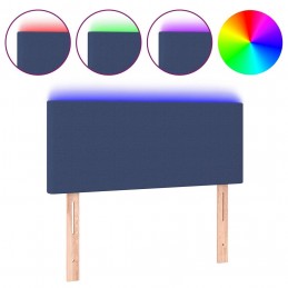 Acquista Testiera a LED Blu 100x5x78/88 cm in Tessuto con riferimento GHV-3121328 della ditta GARDENHOME