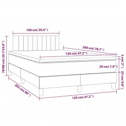 Acquista Giroletto a Molle con Materasso Blu 120x200 cm in Tessuto con riferimento GHV-3140207 della ditta GARDENHOME