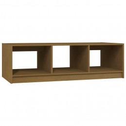 Acquista Tavolino da Salotto Miele 110x50x34 cm Legno Massello di Pino con riferimento GHV-809915 della ditta GARDENHOME