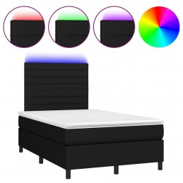 Acquista Letto a Molle con Materasso e LED Nero 120x200cm in Tessuto con riferimento GHV-3134943 della ditta GARDENHOME