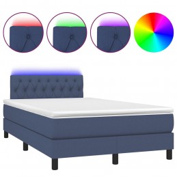Acquista Letto a Molle con Materasso e LED Blu 120x200cm in Tessuto con riferimento GHV-3133387 della ditta GARDENHOME