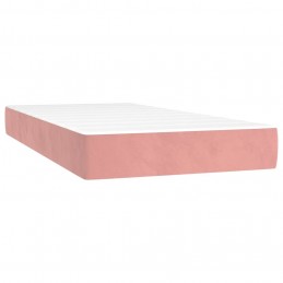 Acquista Letto a Molle con Materasso e LED Rosa 200x200 cm in Velluto con riferimento GHV-3136268 della ditta GARDENHOME