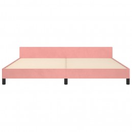 Acquista Giroletto con Testiera Rosa 200x200 cm in Velluto con riferimento GHV-3125902 della ditta GARDENHOME