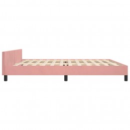 Acquista Giroletto con Testiera Rosa 200x200 cm in Velluto con riferimento GHV-3125902 della ditta GARDENHOME