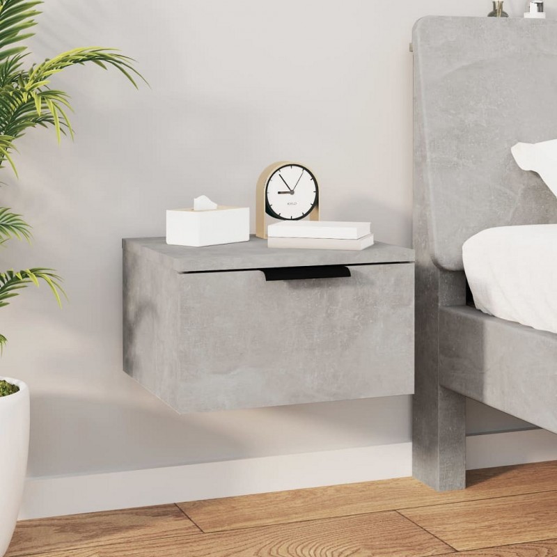 Acquista Comodino a Muro Grigio Cemento 34x30x20 cm con riferimento GHV-811384 della ditta GARDENHOME